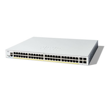 Switch Cisco Catalyst C1200-48P-4G_SC - 48 Portas PoE+ e 4 Portas SFP Gigabit