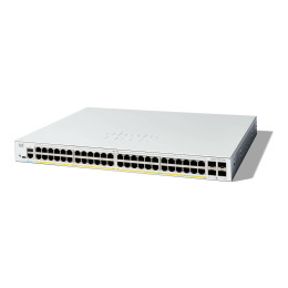 Switch Cisco Catalyst C1200-48P-4G_SC - 48 Portas PoE+ e 4 Portas SFP Gigabit